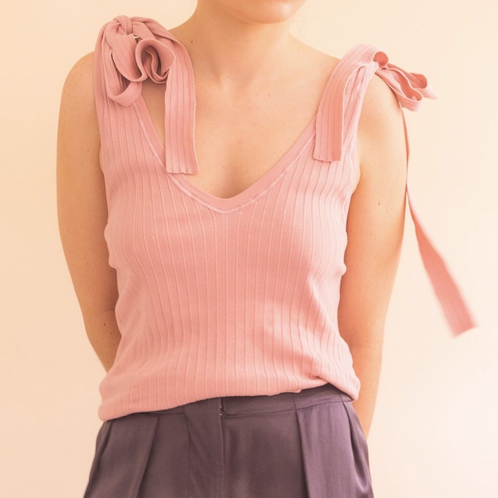 Gucci Knit Tie Top